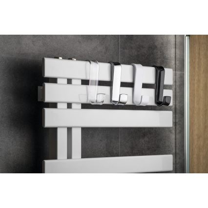 Gedy - Gancio per radiatore nero/termoplastico