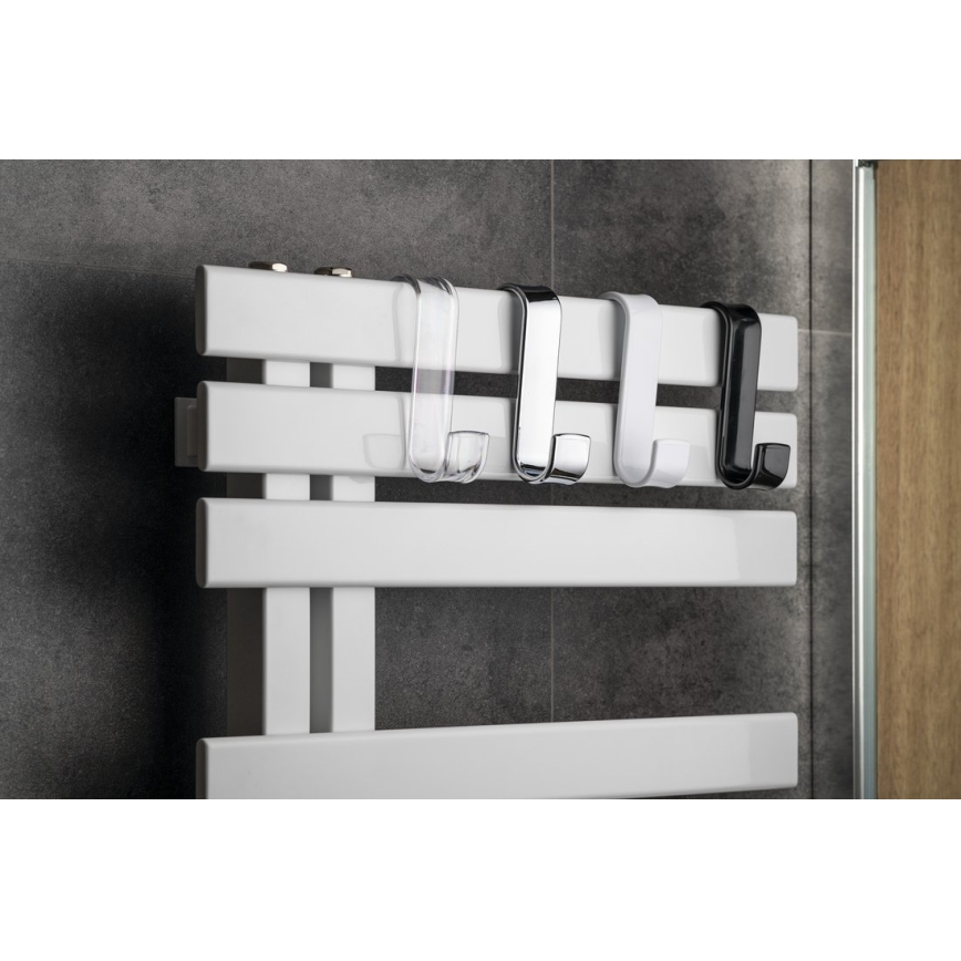 Gedy - Gancio per radiatore nero/termoplastico