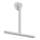 Gedy - Grattoir pour verre GUMMY blanc mat