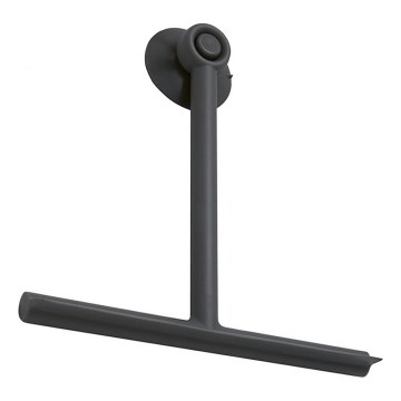 Gedy - Grattoir pour verre GUMMY mat noir