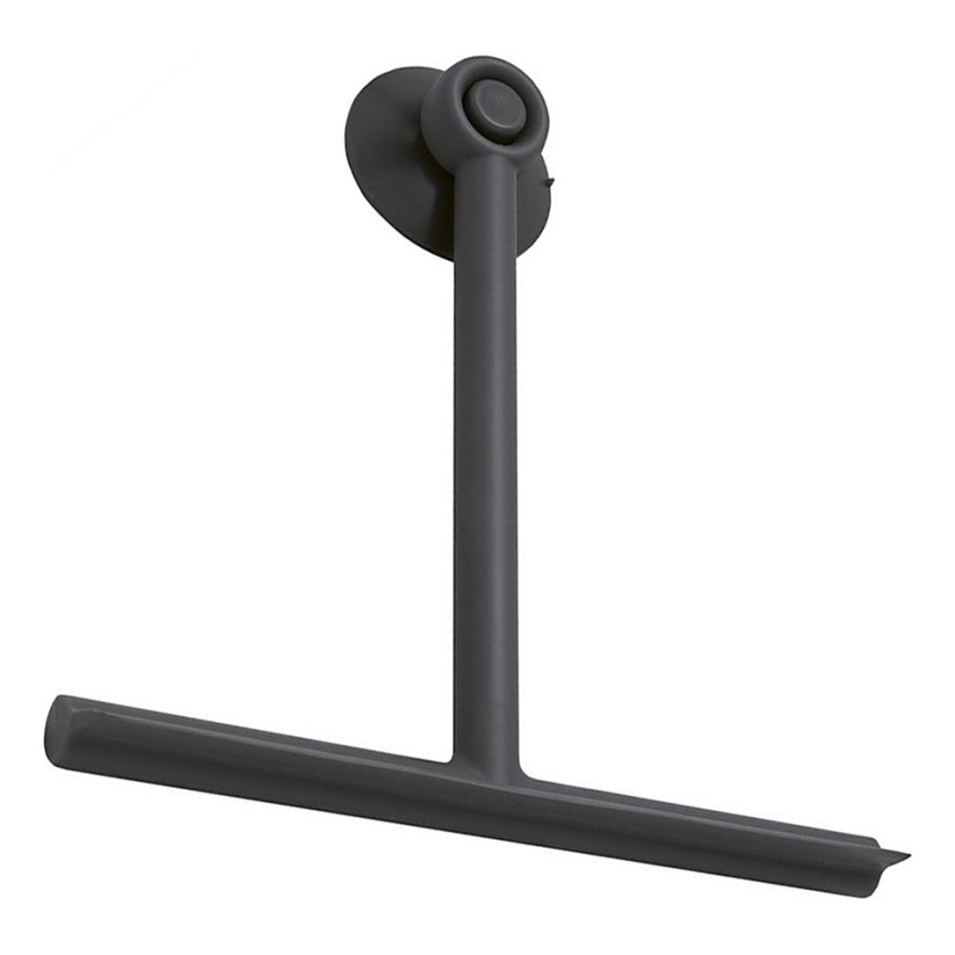 Gedy - Grattoir pour verre GUMMY mat noir