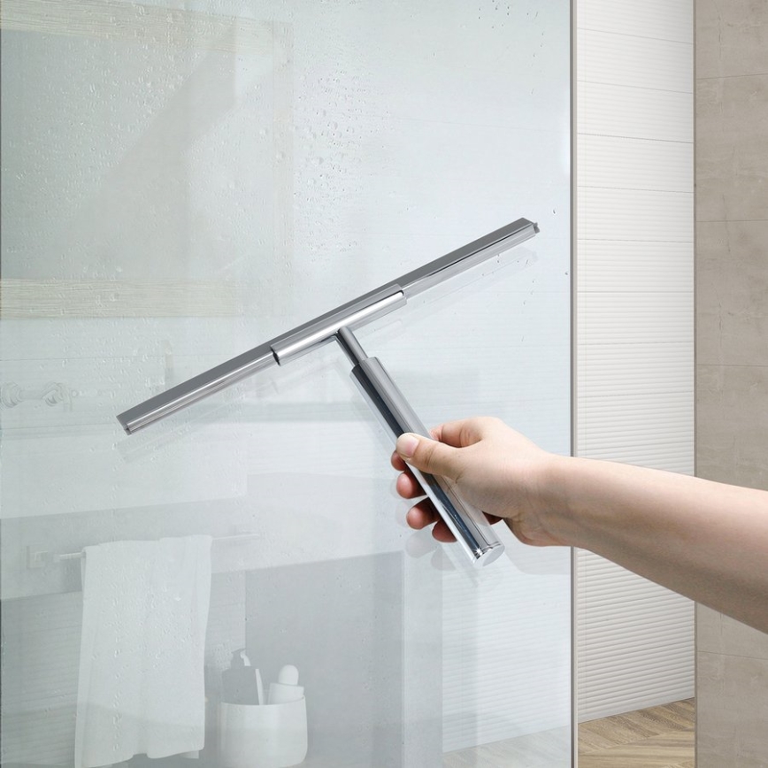 Gedy - Grattoir pour verre THOR chrome brillant