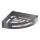 Gedy - Mensola angolare per doccia SMART 21x4,5 cm grigio metallico