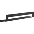 Gedy - Mensola con porta-asciugamani CLEO 50 cm nero opaco