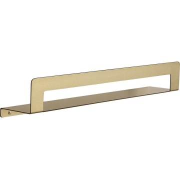 Gedy - Mensola con porta asciugamani CLEO 50 cm oro opaco