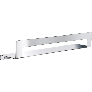 Gedy - Mensola con portasciugamani CLEO 50 cm, acciaio inox lucido