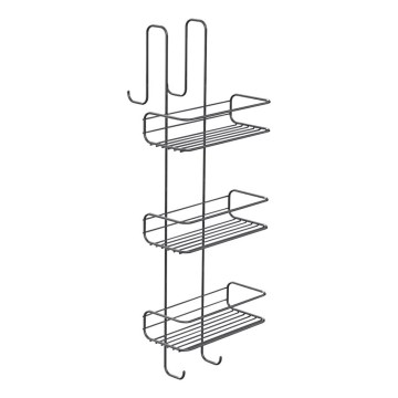 Gedy - Mensola da parete per doccia CHROM LINE 68x24 cm, cromo lucido