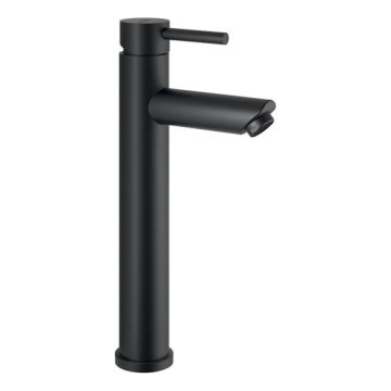 Gedy - Miscelatore per lavabo ALTO HIGH 28,5 cm nero opaco