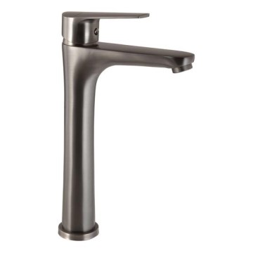 Gedy - Miscelatore per lavabo COMO 29 cm, grigio metallico