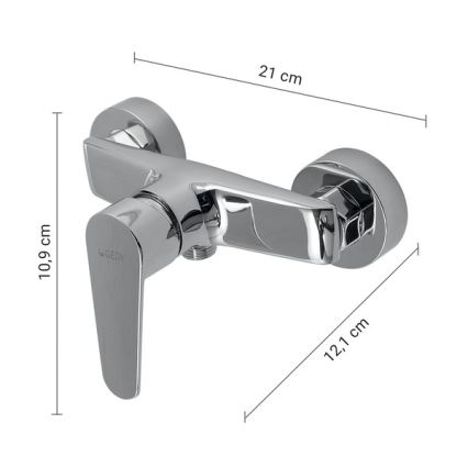 Gedy - Mitigeur de douche COMO chrome brillant