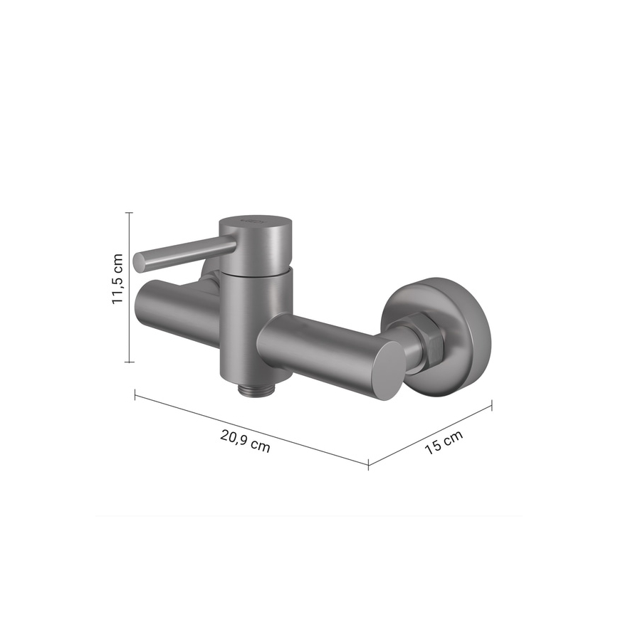 Gedy - Mitigeur de douche GARDA chrome mat
