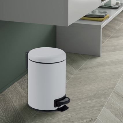 Gedy - Mülleimer POTTY 5 l Soft-Close weiß