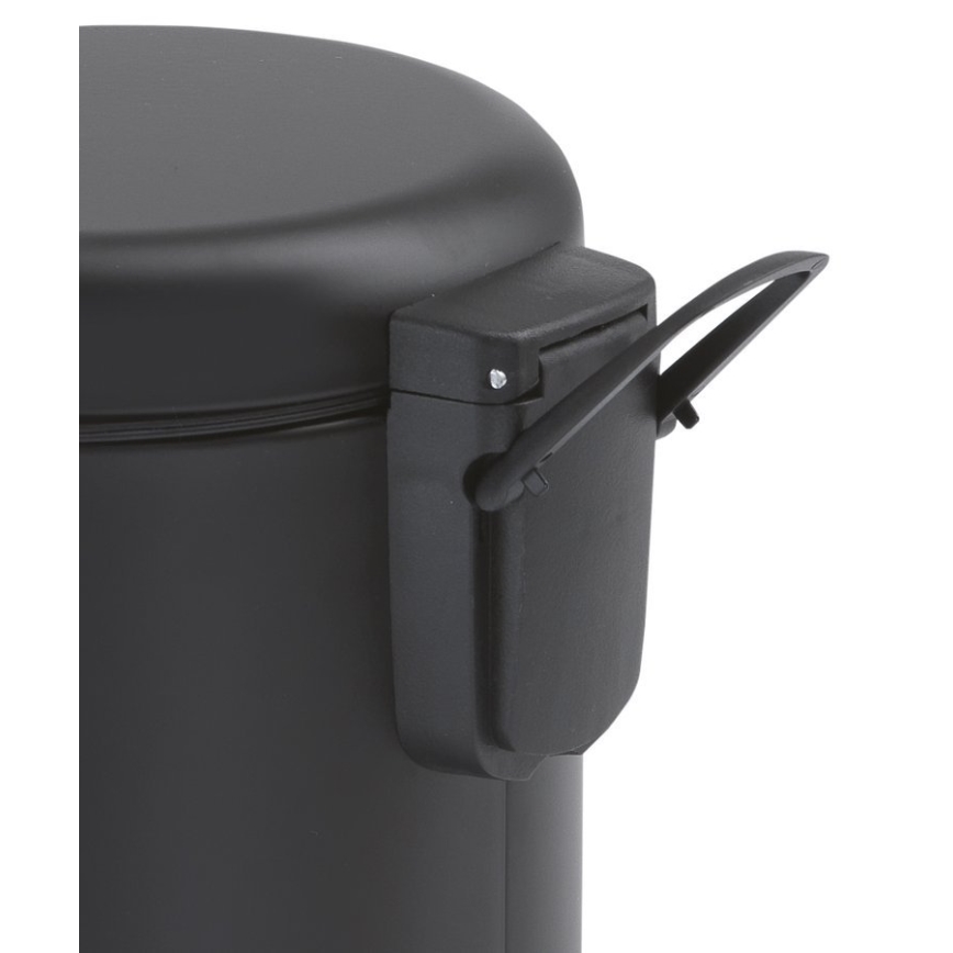 Gedy - Pattumiera POTTY 3 l, chiusura ammortizzata, nero opaco