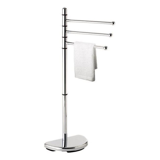Gedy - Piedistallo con gancio per asciugamani HIBISCUS 90,5 cm cromo lucido