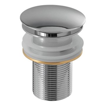 Gedy - Piletta per lavabo CLICK-CLACK Ø 6,6 cm cromo lucido