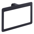 Gedy - Porta asciugamani da parete PIRENEI 15x23 cm nero opaco