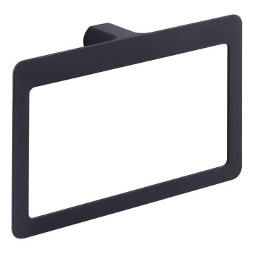 Gedy - Porta asciugamani da parete PIRENEI 15x23 cm nero opaco