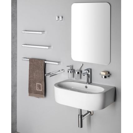 Gedy - Porte-serviettes mural PIRENEI 6,6x60 cm chromé brillant
