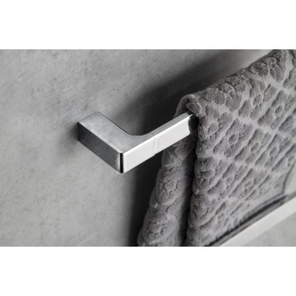 Gedy - Porte-serviettes mural PIRENEI 6,6x80 cm chrome brillant