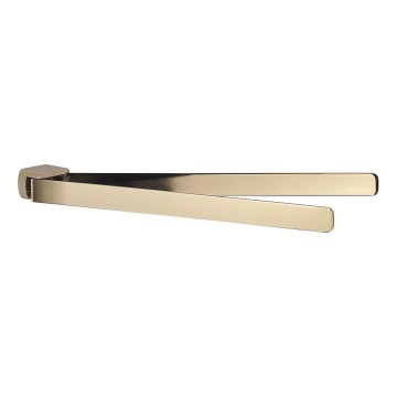 Gedy - Porte-serviettes mural pivotant PIRENEI 35,9 cm doré