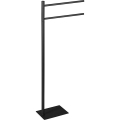 Gedy - Porte-serviettes sur pied TRILLY 83,5 cm noir mat
