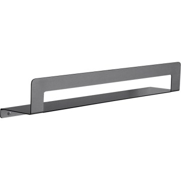 Gedy - Regal mit Handtuchhalter CLEO, 50 cm, metallicgrau