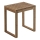 Gedy - Tabouret de salle de bains HIMALAYA 39,5x44,3 cm bambou