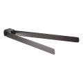 Gedy - Wand-Handtuchhalter PIRENEI 35,9 cm metallicgrau