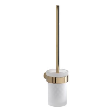 Gedy - Wand-WC-Bürste PIRENEI, Milchglas/Gold