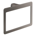 Gedy - Wandhalter für Handtücher PIRENEI 15x23 cm metallisch grau