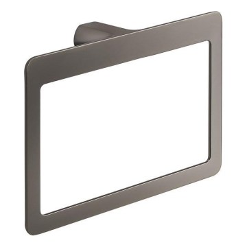 Gedy - Wandhalter für Handtücher PIRENEI 15x23 cm metallisch grau
