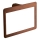 Gedy - Wandhandtuchhalter PIRENEI 15x23 cm bronzefarben