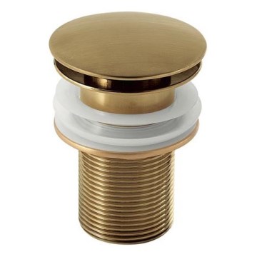 Gedy - Waschbeckenablauf CLICK-CLACK Ø 6,6 cm gold