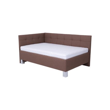 Gepolstertes Bett mit Stauraum ohne Matratze MARIA PETITE 120x200 cm braun
