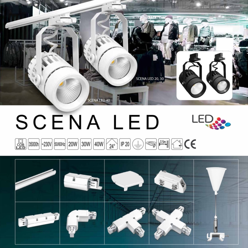 Giunto SCENA WT2 destro bianco