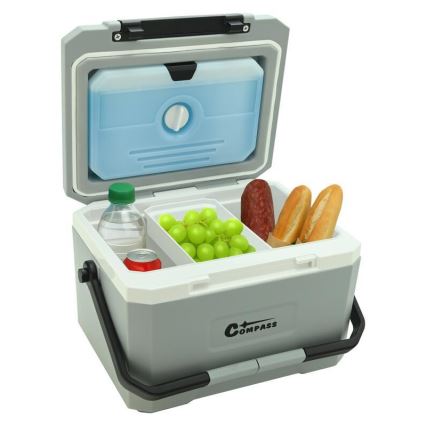 Glacière 5 l avec pack réfrigérant, gris