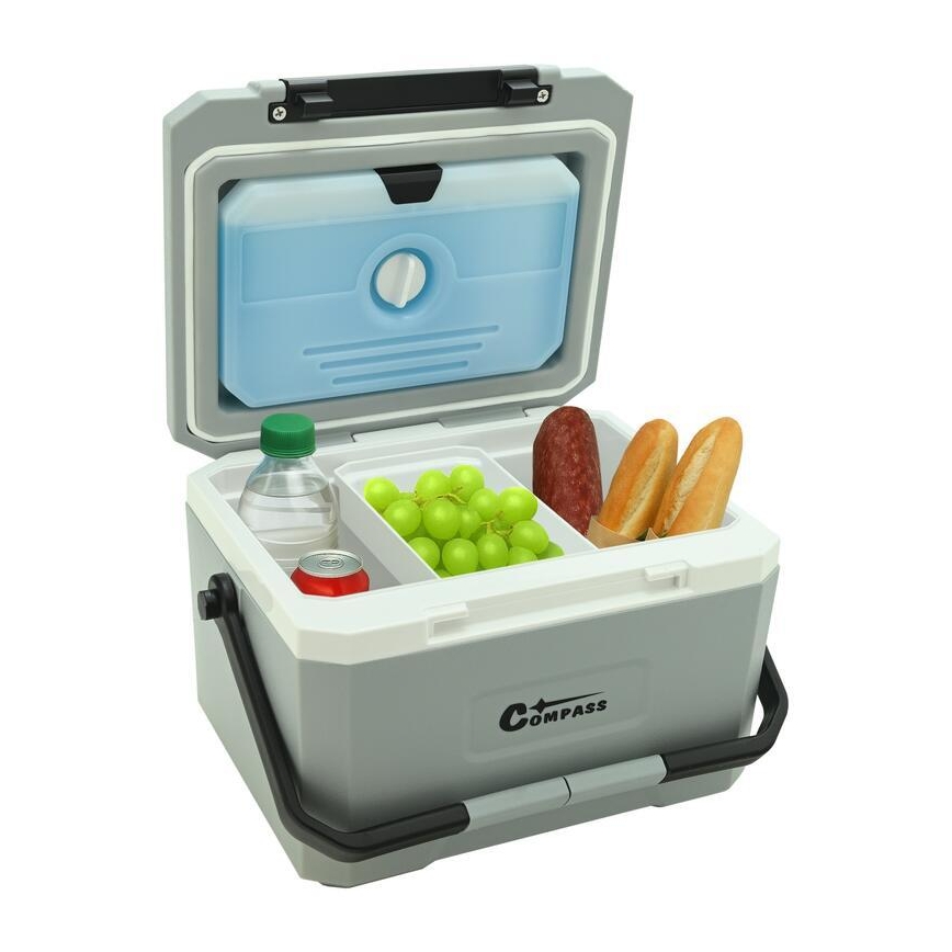 Glacière 5 l avec pack réfrigérant, gris