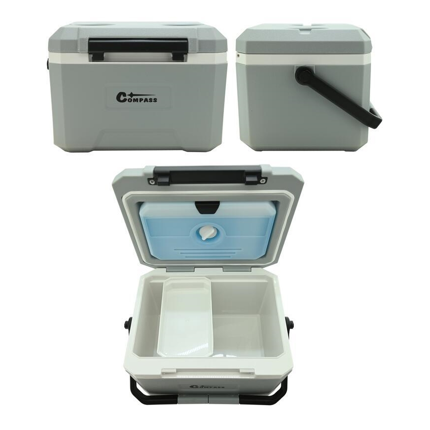 Glacière 5 l avec pack réfrigérant, gris