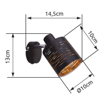 Globe 15342-1 - Wandleuchte TUNNO 1xE14/15W/230V