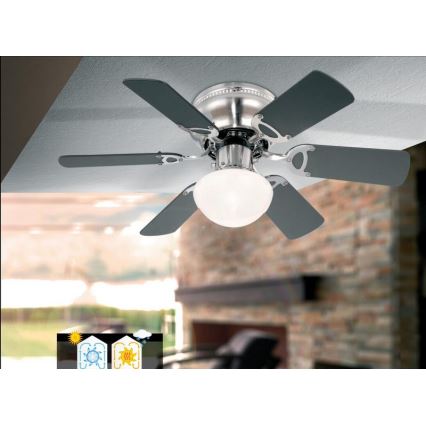 GLOBO 0307 - Ventilatore da soffitto UGO 1xE27/60W/230V