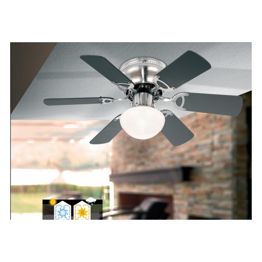 GLOBO 0307 - Ventilatore da soffitto UGO 1xE27/60W/230V