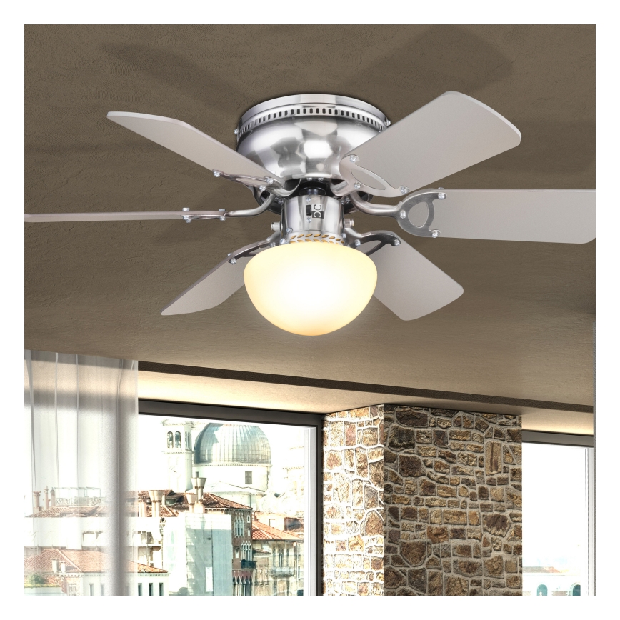 Globo - Ventilatore da soffitto 1xE27/60W/230V