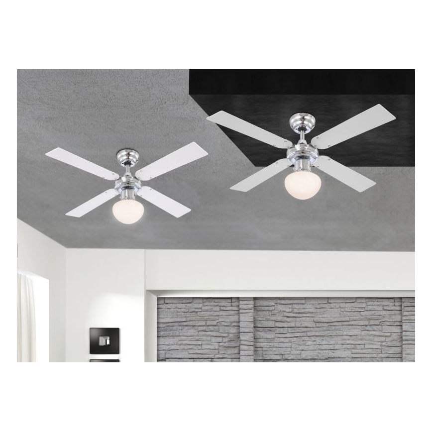 Globo - Ventilatore da soffitto 1xE27/60W/230V