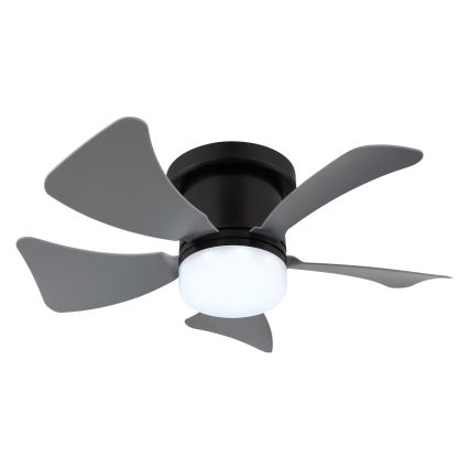Globo - Ventilateur de plafond à intensité variable LED/10W/230V 3000-6500K gris + télécommande