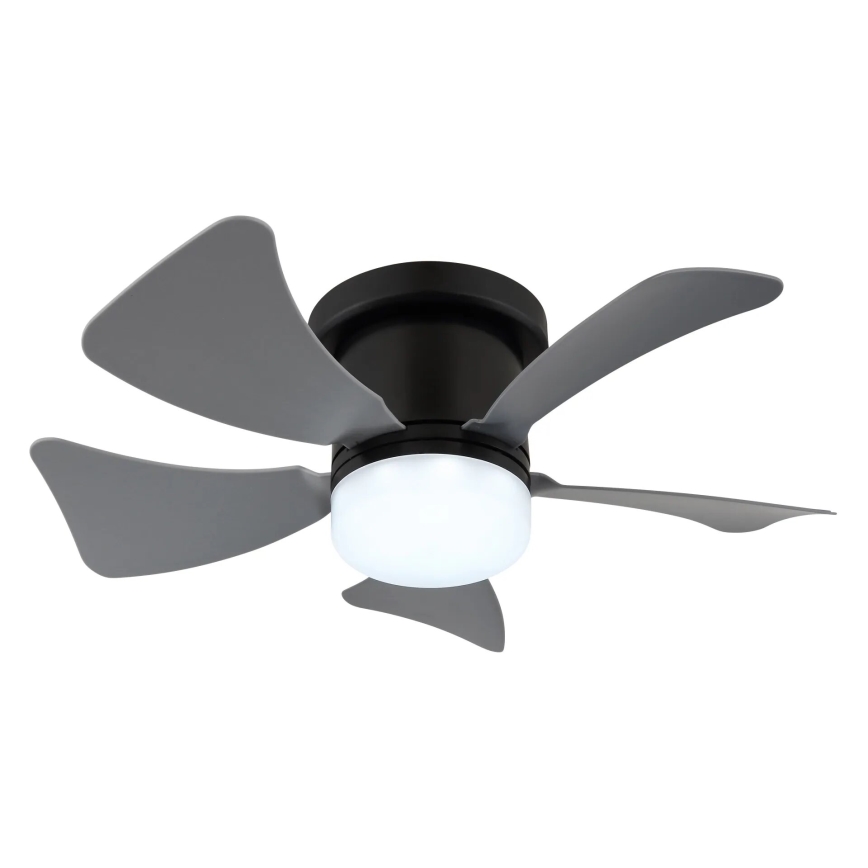 Globo - Ventilateur de plafond à intensité variable LED/10W/230V 3000-6500K gris + télécommande