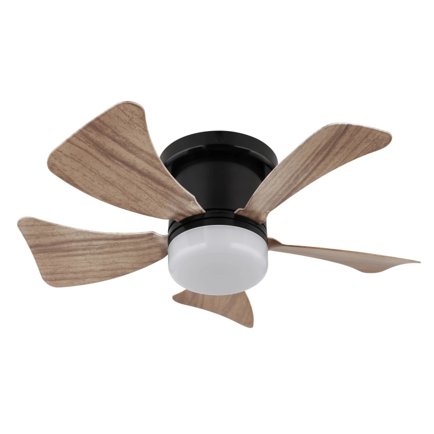 Globo - Ventilateur de plafond à intensité variable LED/10W/230V 3000-6500K marron + télécommande