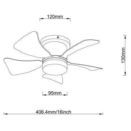 Globo - Dimmbarer LED-Deckenventilator LED/10W/230V 3000-6500K weiß + Fernbedienung