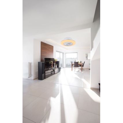 Globo - Plafonnier à intensité variable avec ventilateur LED/40W/230V 3000-6000K + télécommande