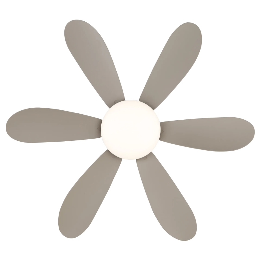 Globo - LED-dimmbarer Deckenventilator LED/5W/230V 2700-6500K beige + Fernbedienung