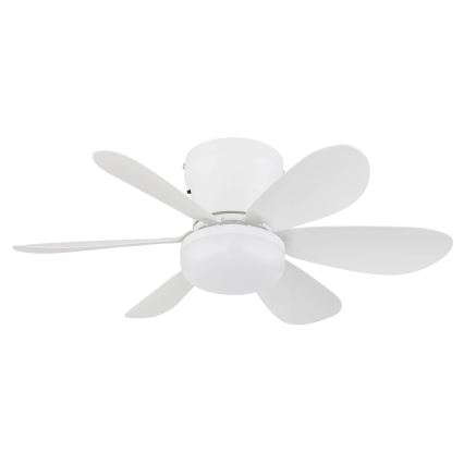 Globo - LED-dimmbarer Deckenventilator LED/5W/230V 2700–6500K weiß + Fernbedienung